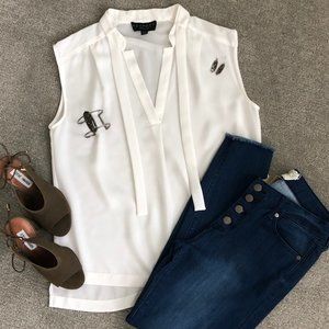 Laundry Short Sleeve Blouse